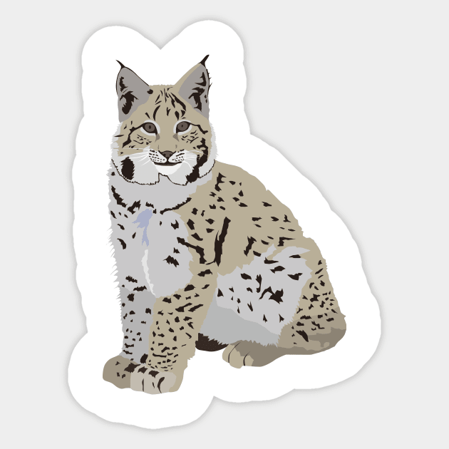 Lynx Wild Cat Sticker by NorseTech